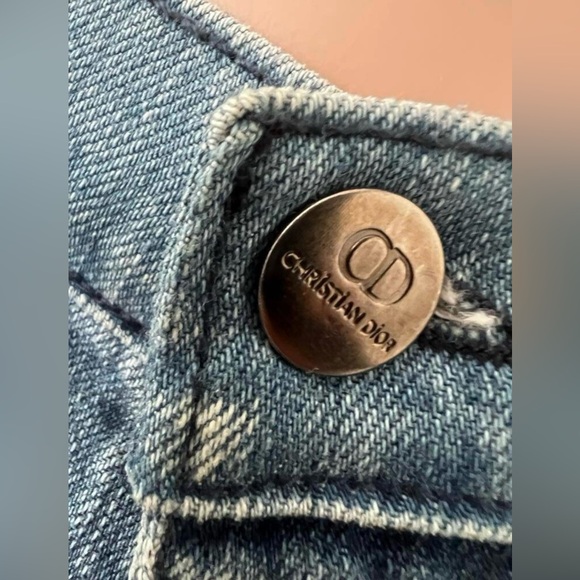 Christian Dior: Vintage - Blue Denim Fashion Piece - Picture 6 of 9